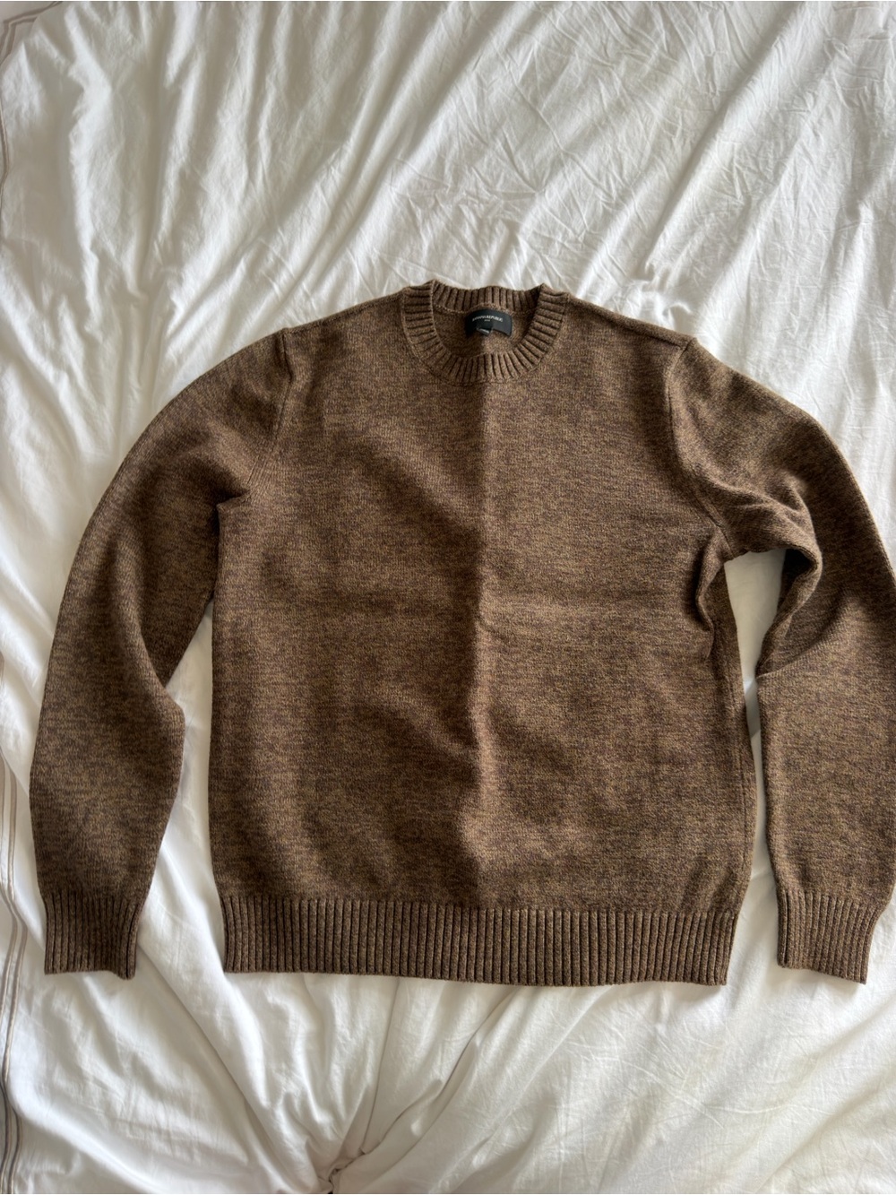 Banana Republic Brown Heather Crewneck Sweater